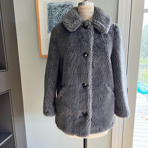 Topshop Grey Textured Jacket Last One! - Picture 7 of 9